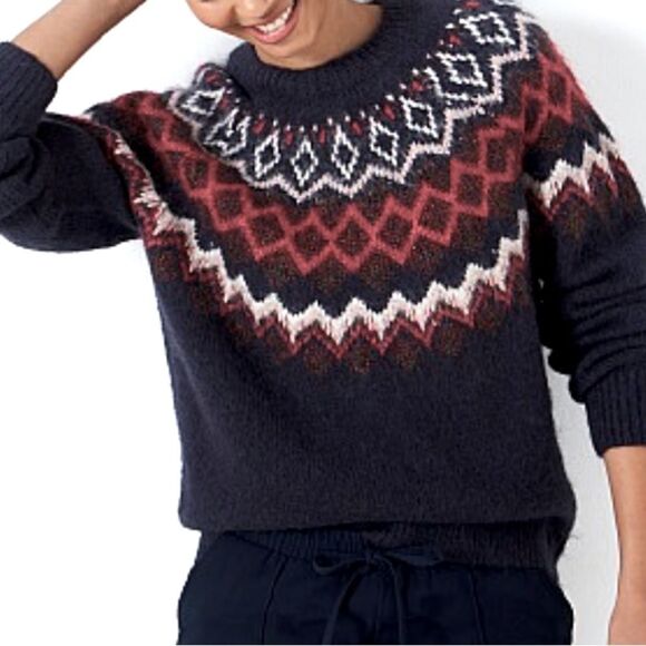 Cozy Dropped Shoulder Shaggy Mohair Sweater Medium - Picture 1 of 12